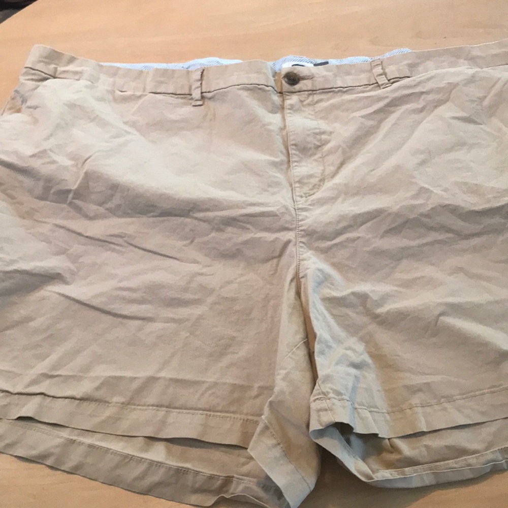 Old Navy plus 30 shorts. Khakis
